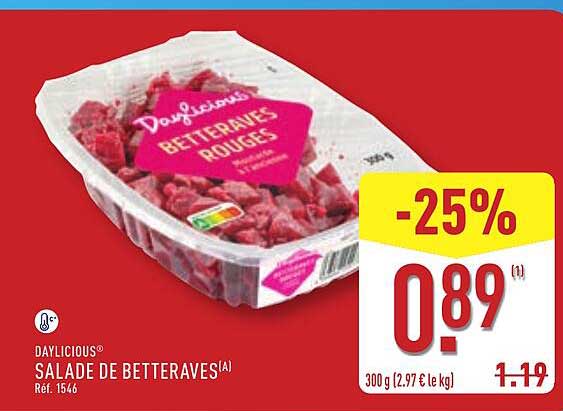 DAYLICIOUS® SALADE DE BETTERAVES