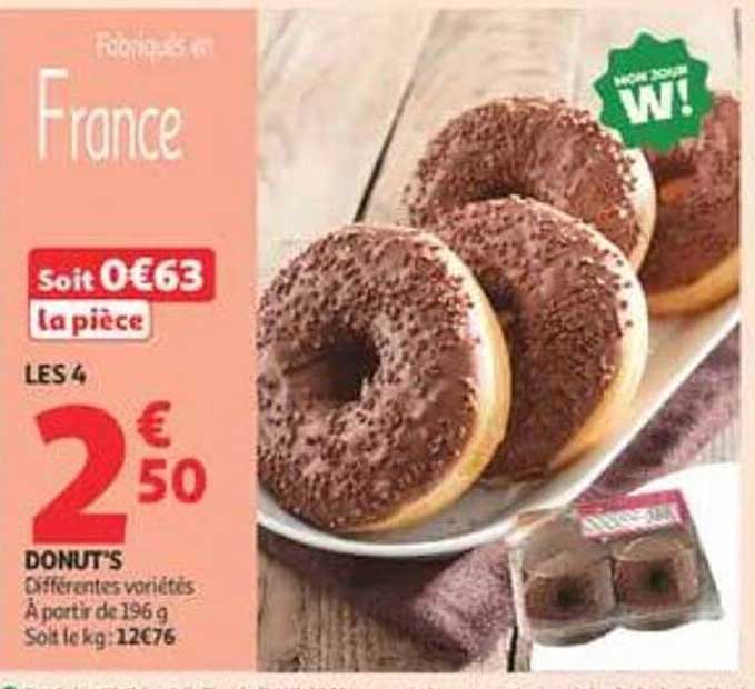 DONUT'S différentes variétés
