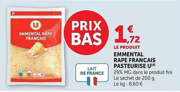 EMMENTAL RÂPÉ FRANÇAIS