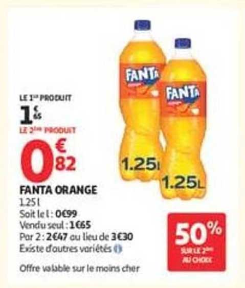 FANTA ORANGE 1.25 l