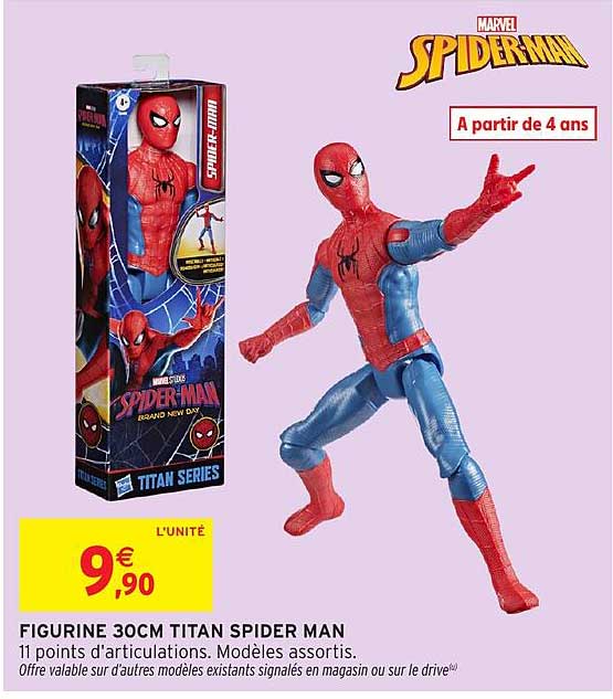FIGURINE 30CM TITAN SPIDER MAN