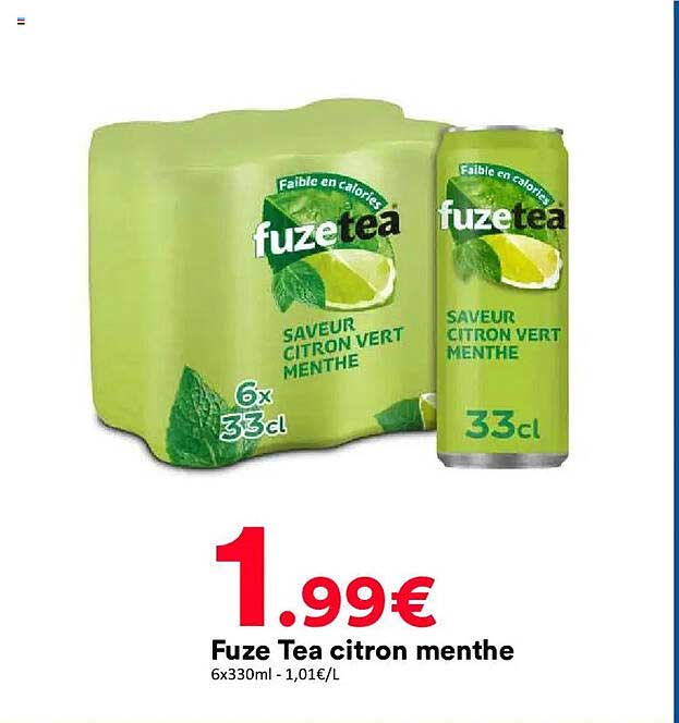 Fuze Tea citron menthe