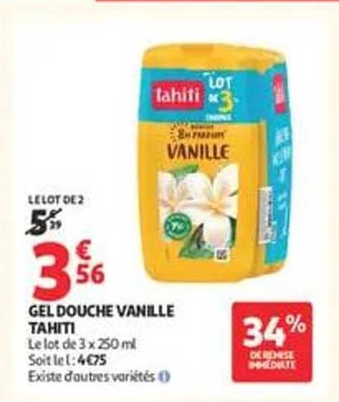 GEL DOUCHE VANILLE TAHITI