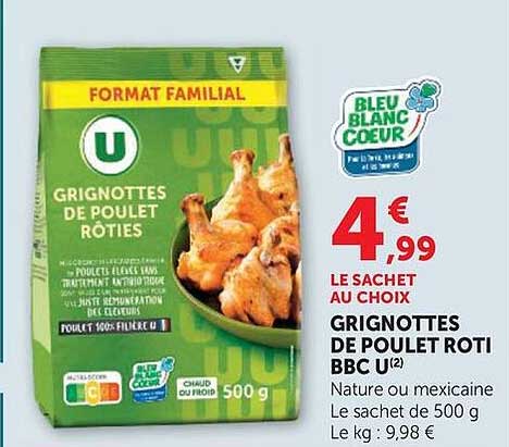GRIGNOTTES DE POULET ROTIES