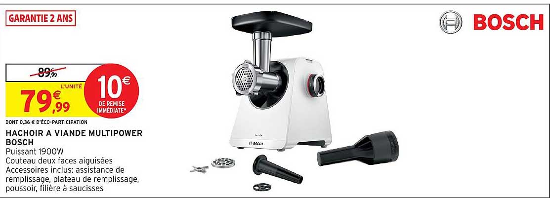 HACHOIR A VIANDE MULTIPOWER BOSCH
