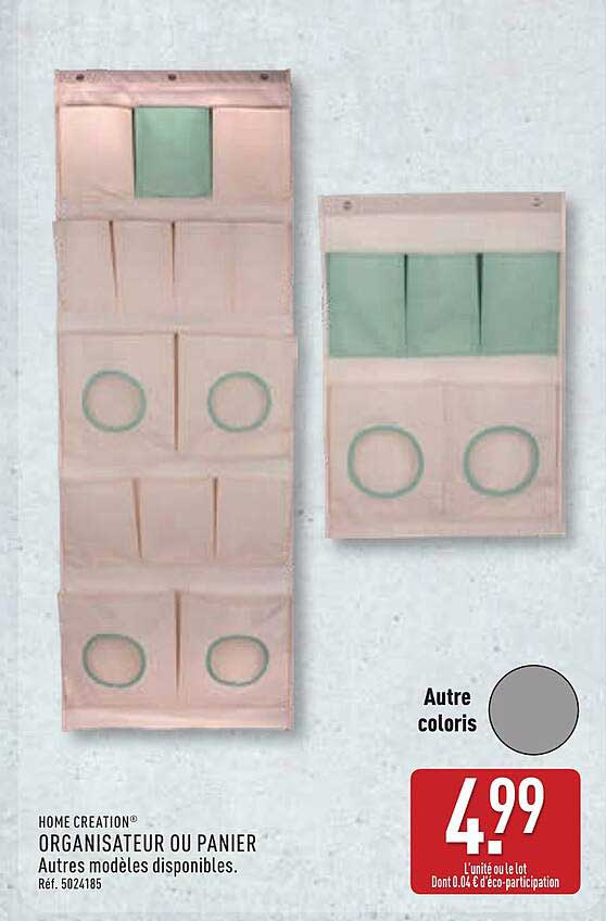 HOME CREATION® ORGANISATEUR OU PANIER