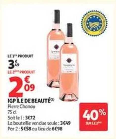 IGP ÎLE DE BEAUTÉ® Pierre Chanou 75 cl