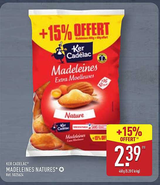 KER CADELAC® MADELEINES NATURES*