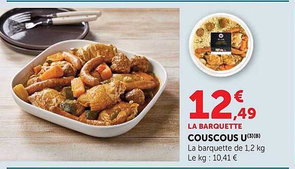 LA BARQUETTE COUSCOUS U