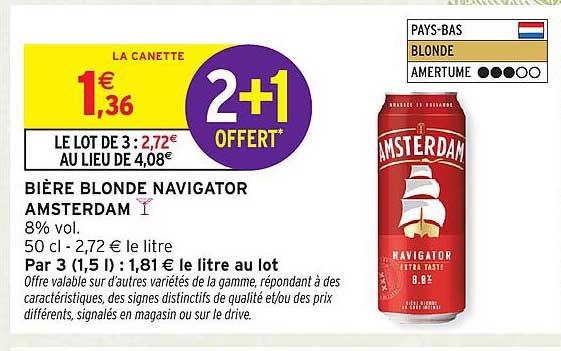 LA CANETTE 2+1 OFFERT*