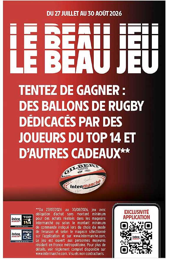 LE BEAU JEU