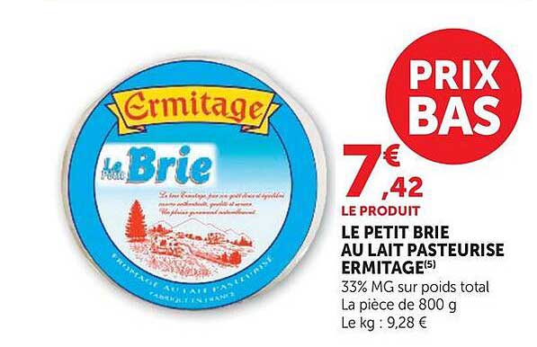 LE PETIT BRIE AU LAIT PASTEURISÉ ERMITAGE(5)