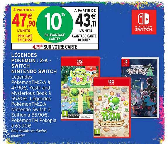 LÉGENDES POKÉMON : Z-A - SWITCH NINTENDO SWITCH