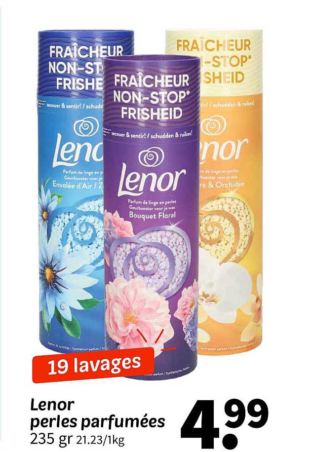 Lenor perles parfumées