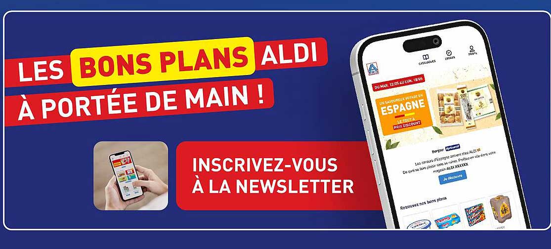 LES BONS PLANS ALDI À PORTÉE DE MAIN !