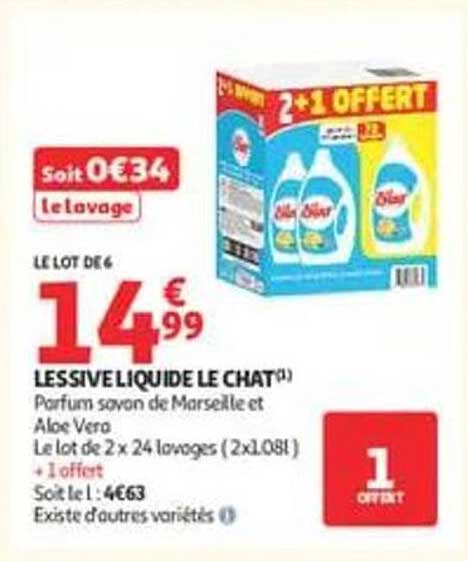 LESSIVE LIQUIDE LE CHAT