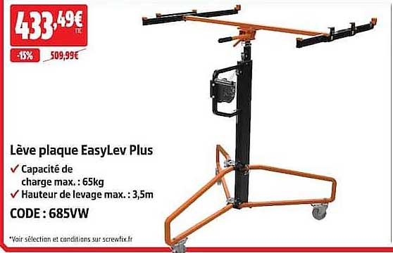 Lève plaque EasyLev Plus