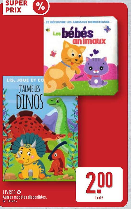 LIVRES Autres modèles disponibles.