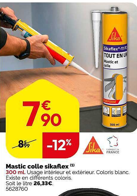 Mastic colle sikaflex