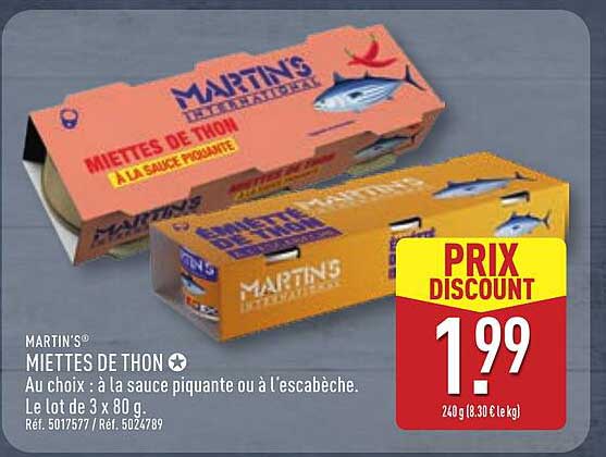 Miettes de thon