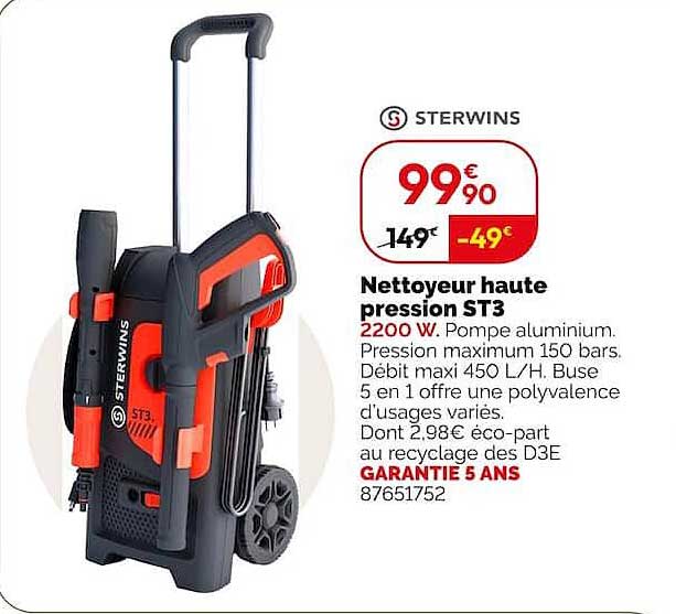 Nettoyeur haute pression ST3