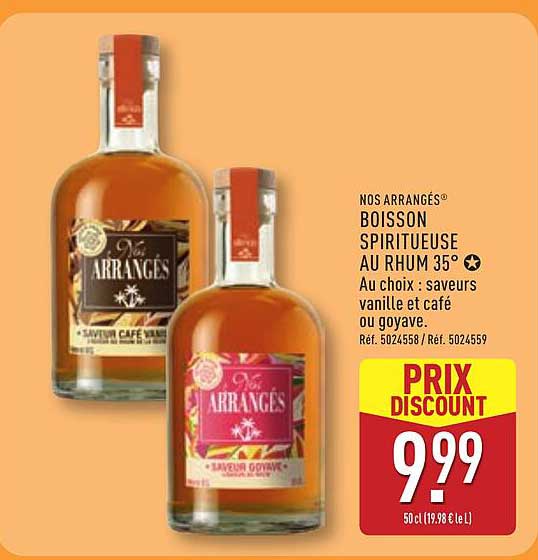 Nos Arrangés® Boisson spiritueuse au rhum 35°