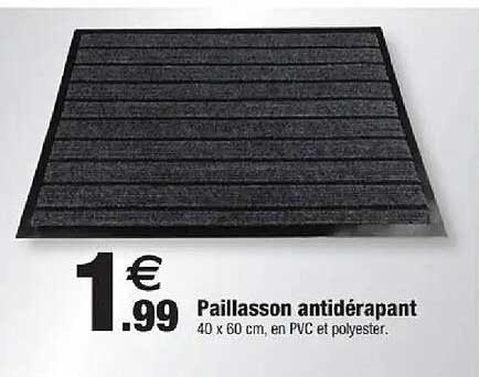 Paillasson antidérapant