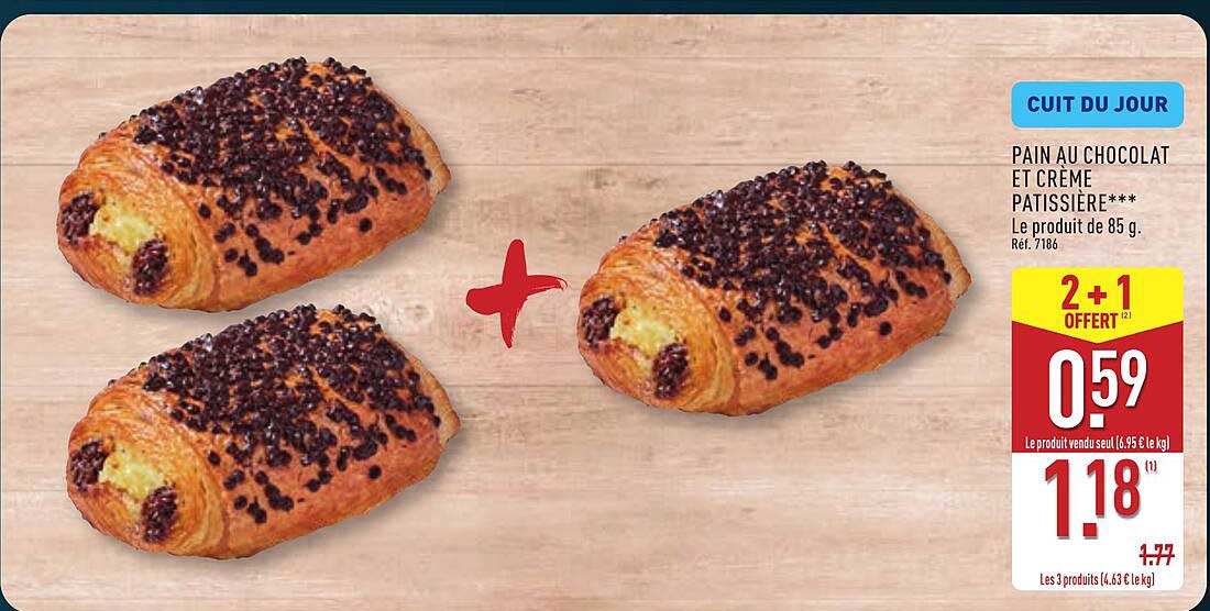 PAIN AU CHOCOLAT ET CRÈME PÂTISSIÈRE***