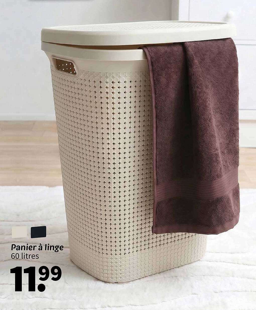 Panier à linge 60 litres