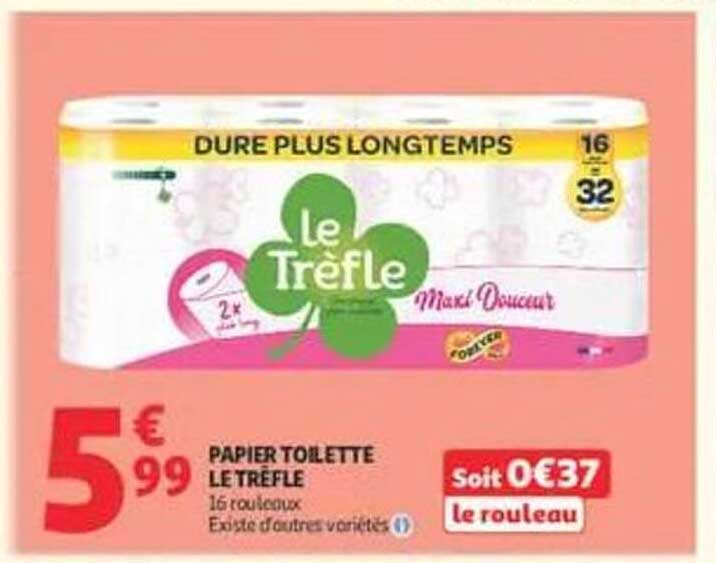 PAPIER TOILETTE LE TREFLE