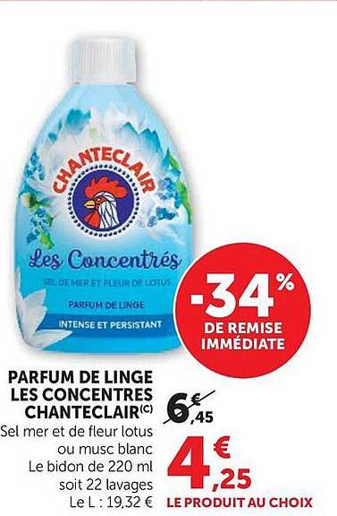 PARFUM DE LINGE LES CONCENTRES CHANTECLAIR®
