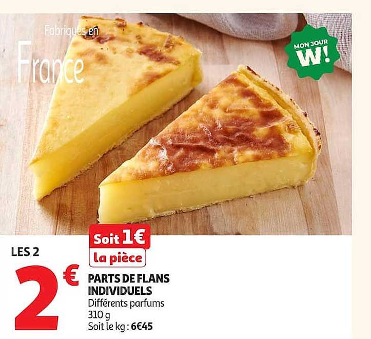 PARTS DE FLANS INDIVIDUELS