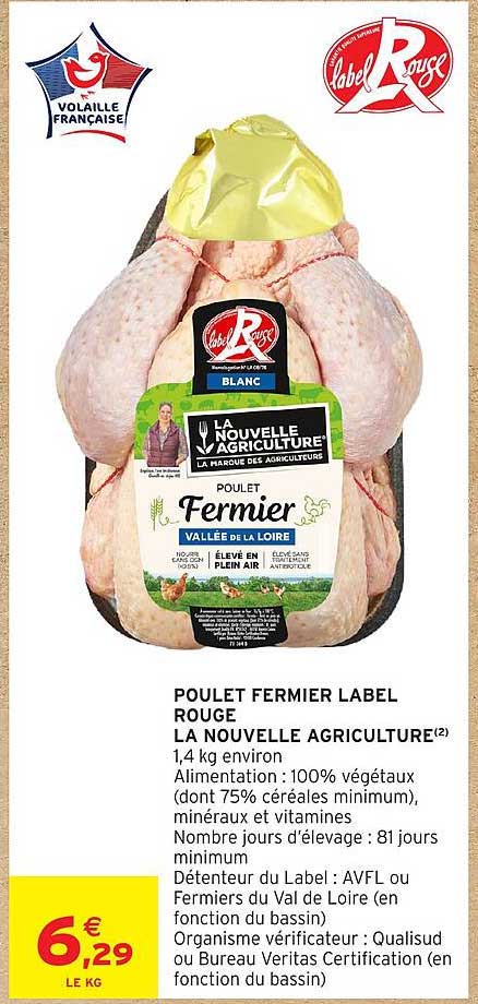 POULET FERMIER LABEL ROUGE LA NOUVELLE AGRICULTURE(2)