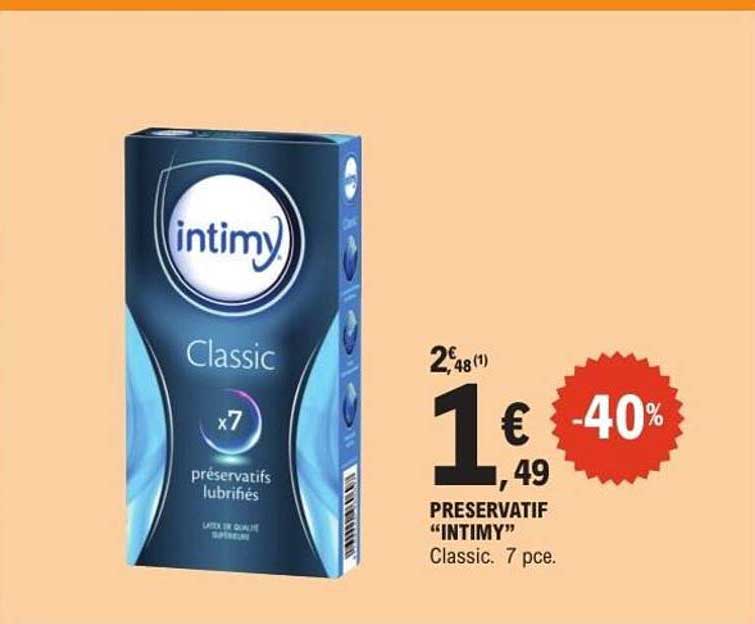 PRESERVATIF “INTIMY” Classic. 7 pce.