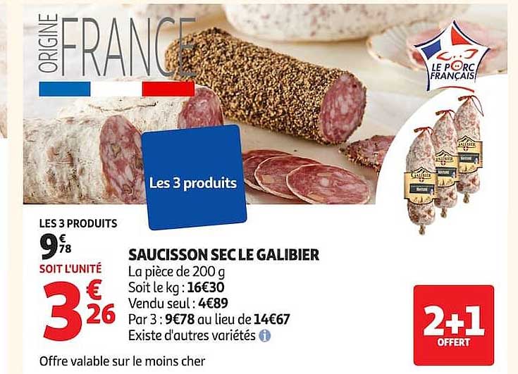 SAUCISSON SECLE GALIBIER