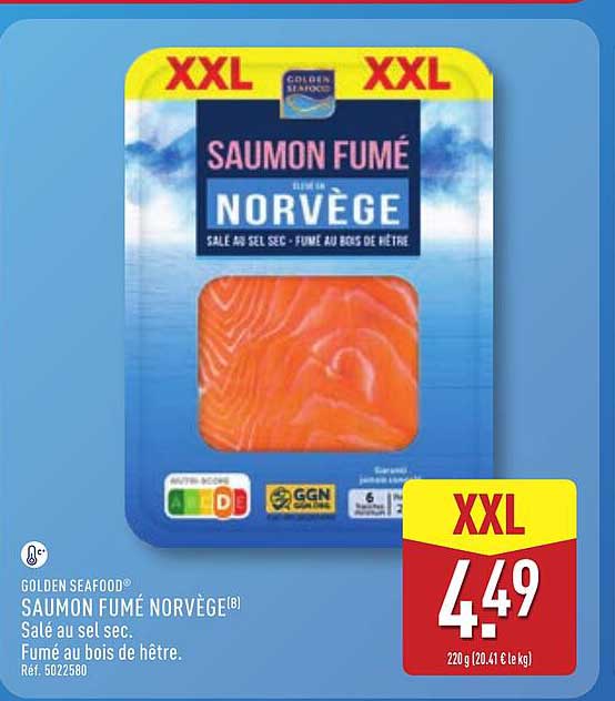 SAUMON FUMÉ NORVÈGE