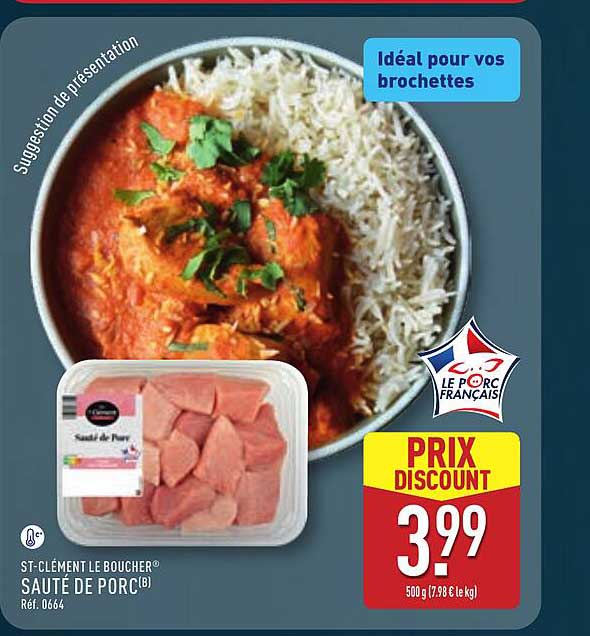 SAUTÉ DE PORC(B)