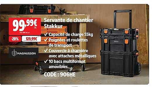 Servante de chantier Stakkur