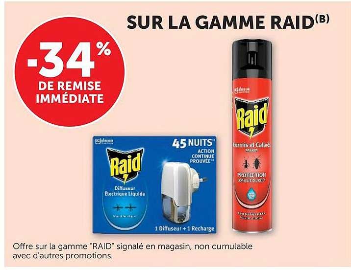 SUR LA GAMME RAID(B)
