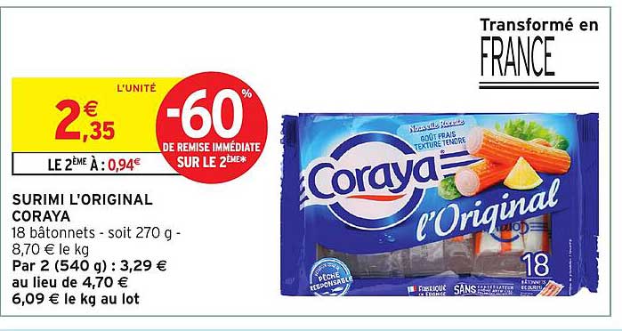 SURIMI L'ORIGINAL CORAYA