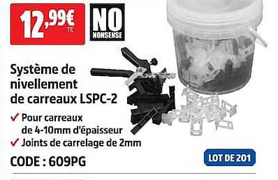 Système de nivellement de carreaux LSPC-2