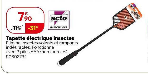Tapette électrique insectes