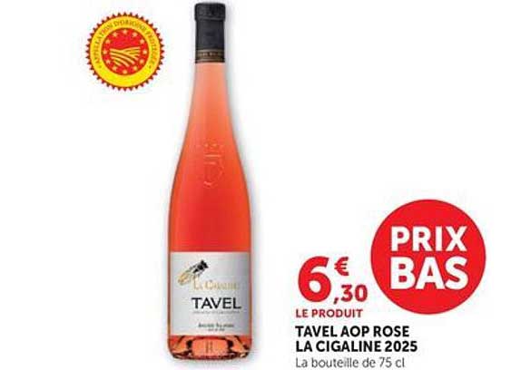 TAVEL AOP ROSE LA CIGALIERE 2025