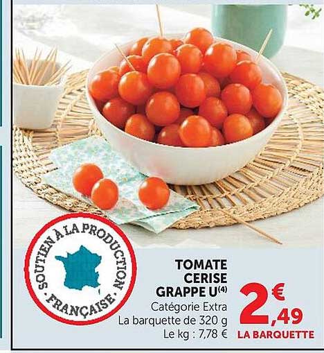 TOMATE CERISE GRAPPE U