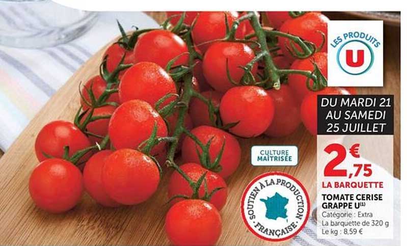 TOMATE CERISE GRAPPE U