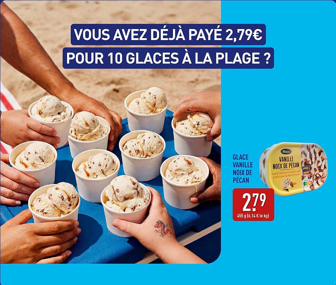 VOUS AVEZ DÉJÀ PAYÉ 2,79€ POUR 10 GLACES À LA PLAGE ?