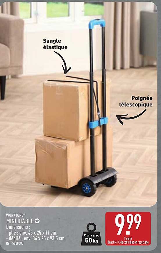 WORKZONE MINI DIABLE
