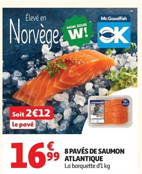 8 PAVÉS DE SAUMON ATLANTIQUE