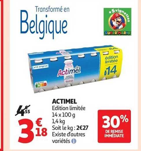 ACTIMEL Edition limitée 14 x 100 g 1,4 kg