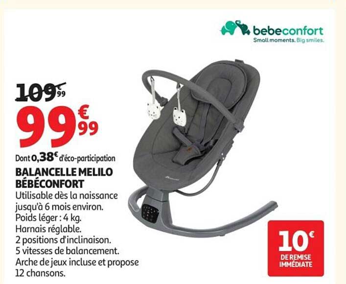 BALANCELLE MELILO BÉBÉCONFORT